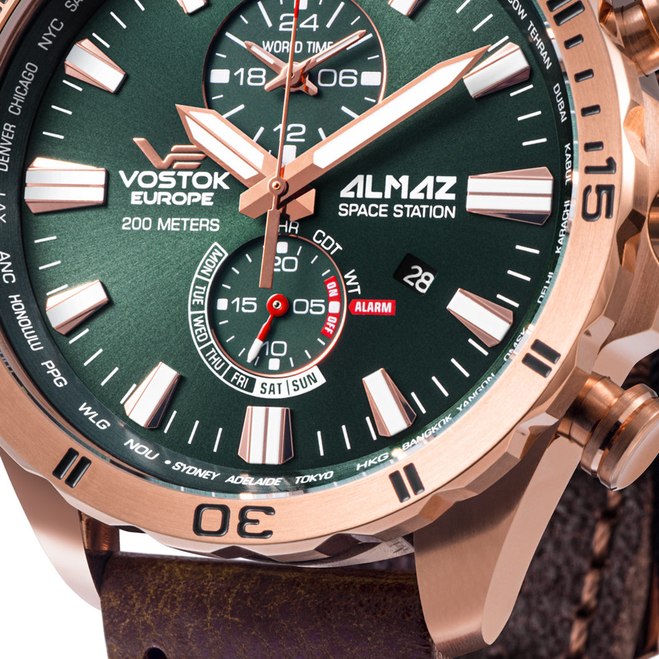 Vostok Europe Almaz Multifunction YM8J-320B656 - zegarek męski 2