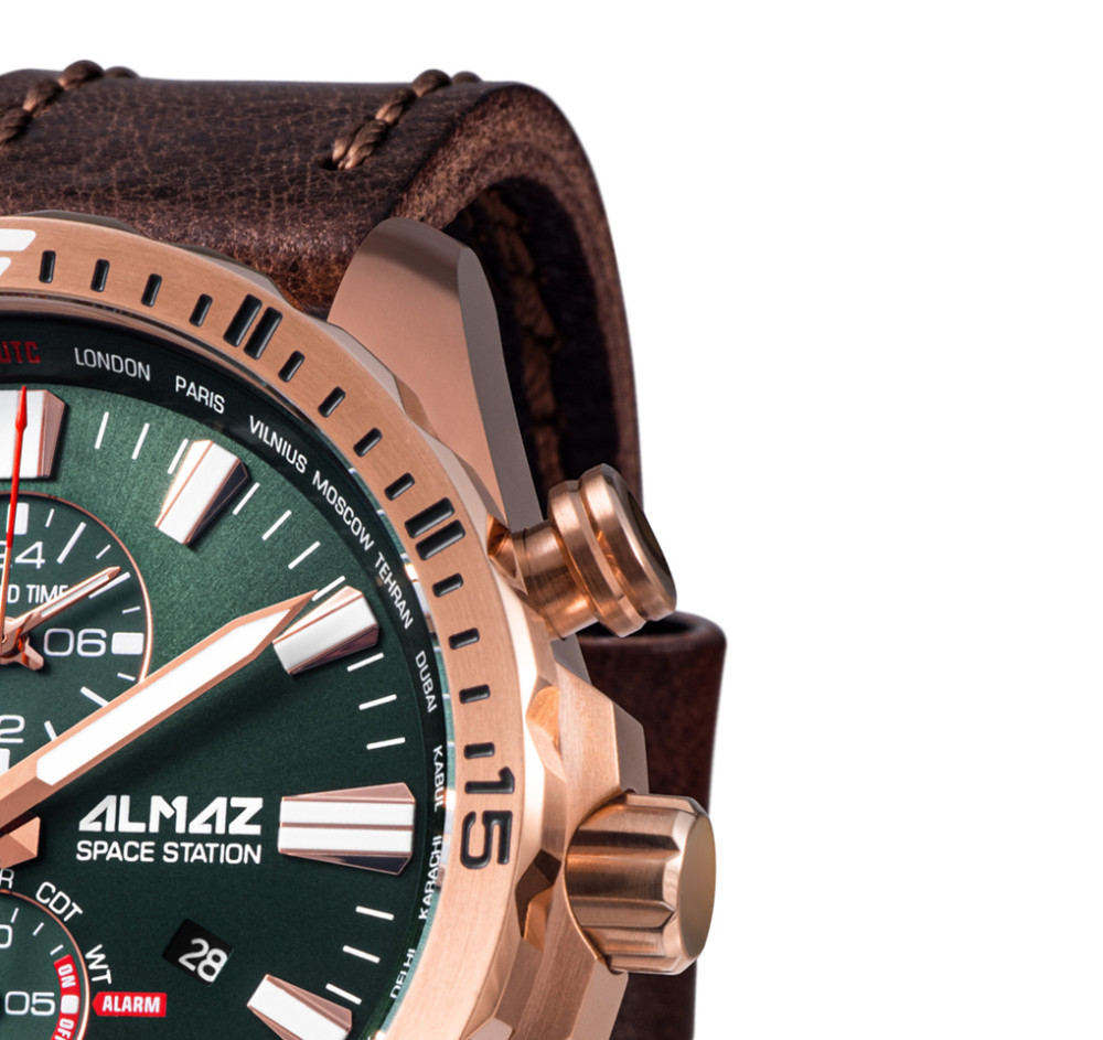 Vostok Europe Almaz Multifunction YM8J-320B656 - zegarek męski 5