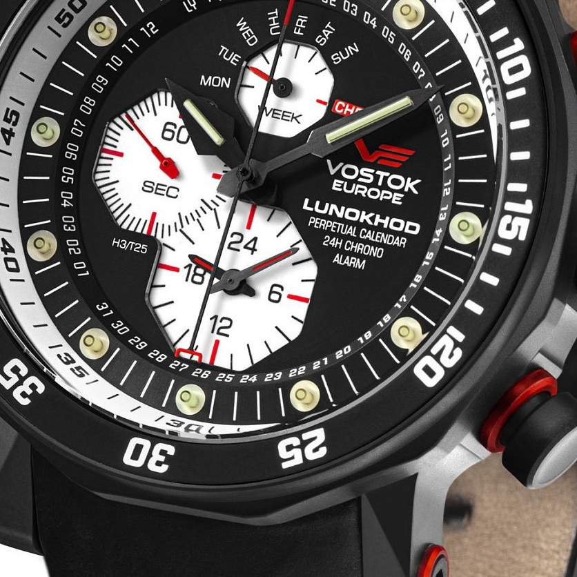 Vostok Europe Lunokhod-2 Multifunctional YM86-620C635 - zegarek męski 2