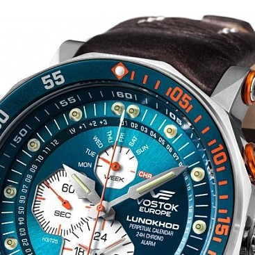Vostok Europe Lunokhod-2 Multifunctional YM86-620A636 - zegarek męski 3