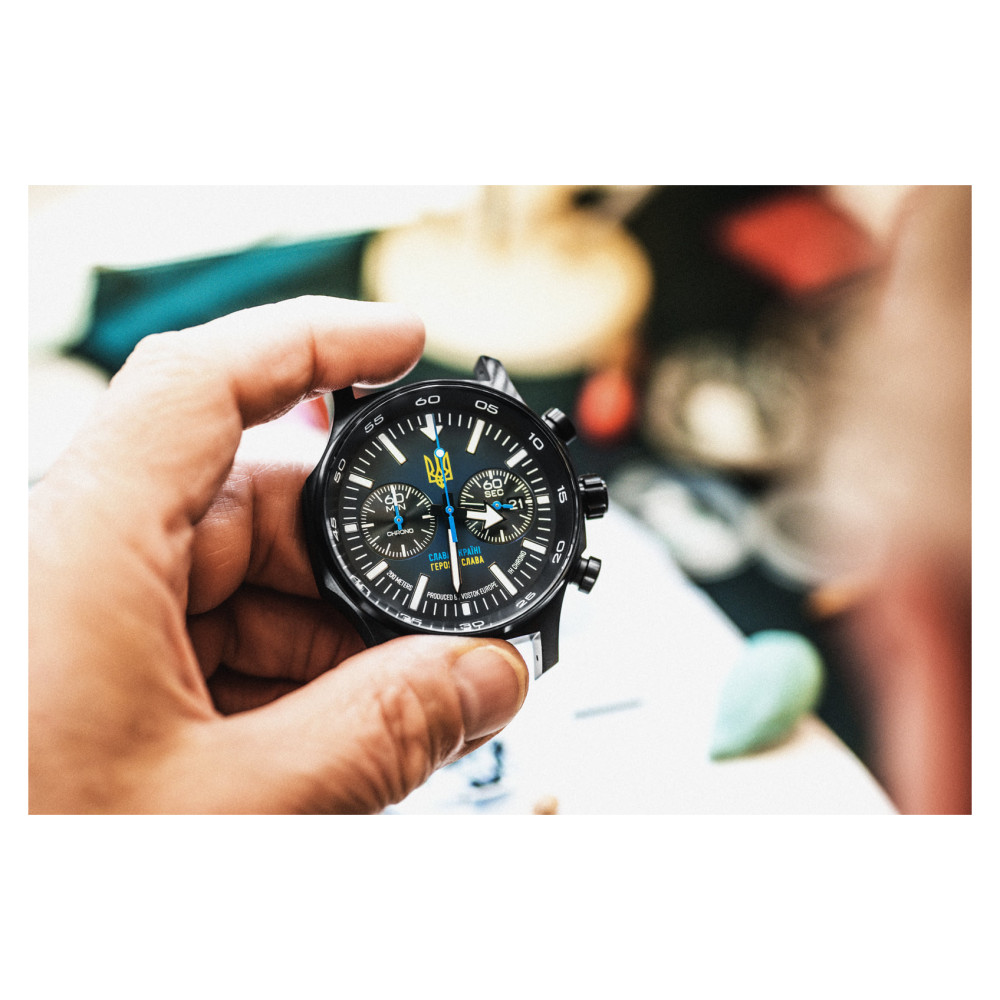 Vostok Europe STANDS FOR UKRAINE 6S21-595C442-A - zegarek męski 13