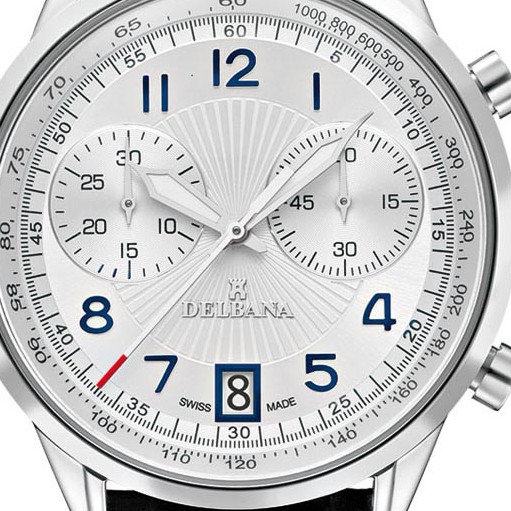 Delbana Retro Chronograph 41601.672.6.064 - zegarek męski 2