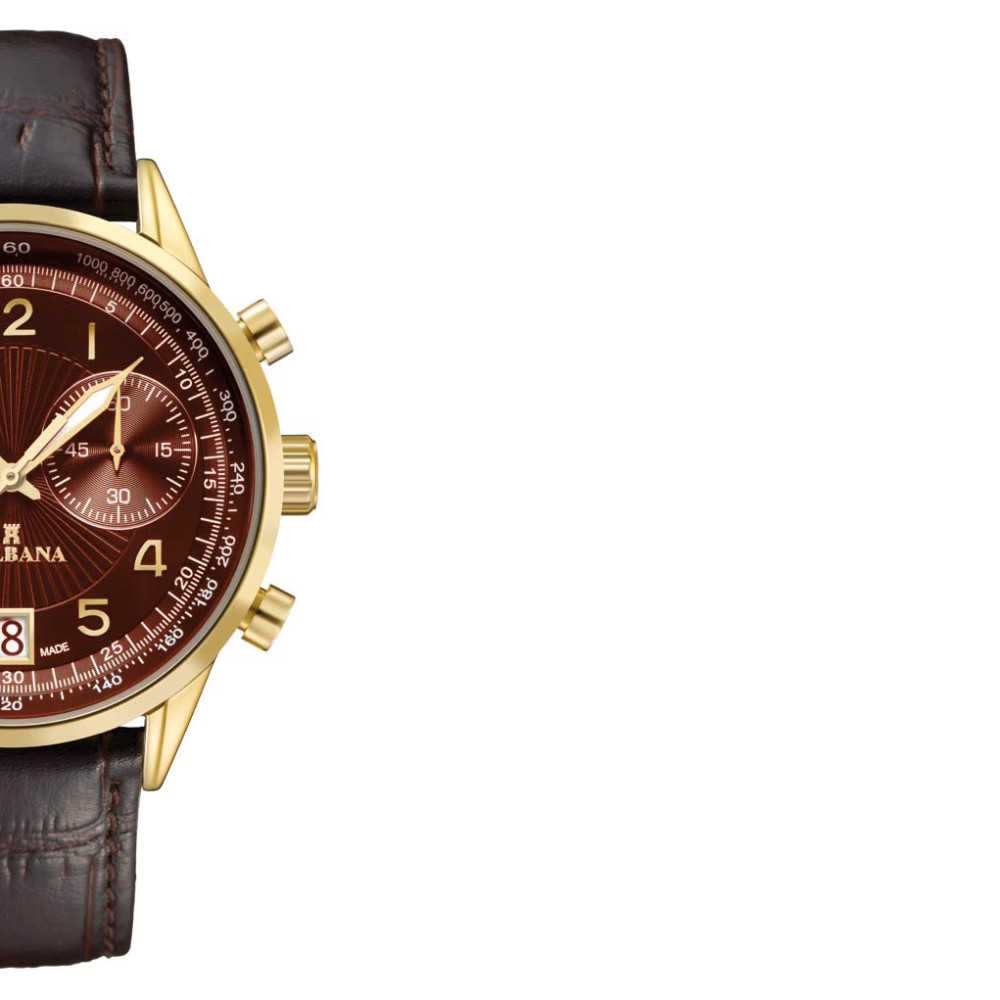 Delbana Retro Chronograph 42601.672.6.104 - zegarek męski 6