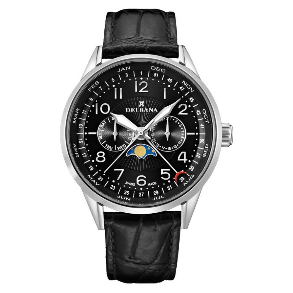 Delbana RETRO MOONPHASE 41601.646.6.034 - zegarek męski 7