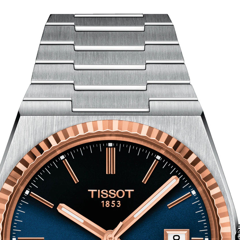 Tissot PRX Powermatic 80 Steel & 18K Gold T931.407.41.041.00 - zegarek męski 3