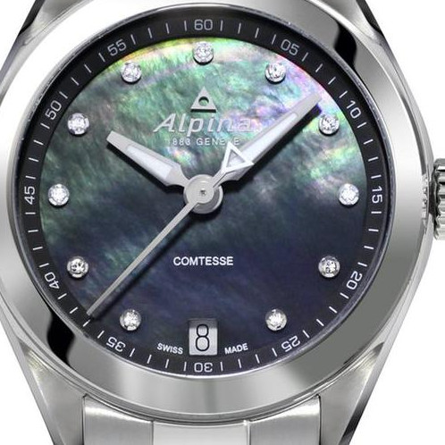Alpina Comtesse Sport Quartz Diamonds AL240MPBD2C6B 2