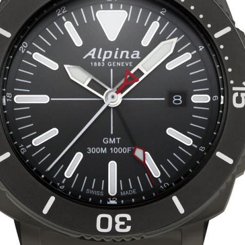 Alpina Seastrong Diver 300 GMT AL247LGG4TV6B ZegarkiCentrum.pl