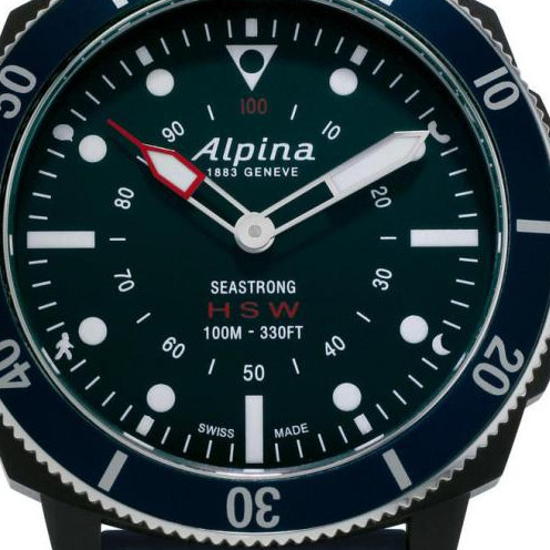 Alpina Seastrong HSW Hybrid Smartwatch AL-282LNN4V6 - zegarek męski 2