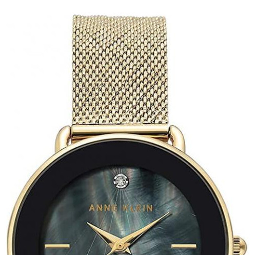 Anne Klein Diamond AK3686BKGB - zegarek damski 3