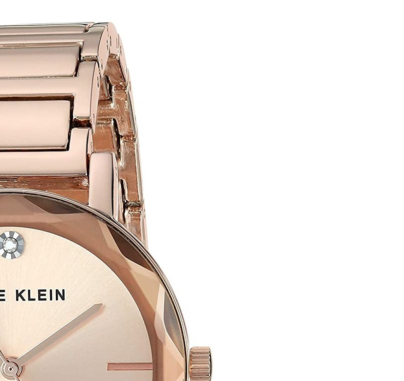 Anne Klein Diamond Accented AK3278TMGB - zegarek damski 5