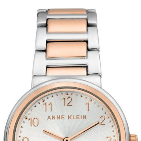 Anne Klein Diamond Accented AK3407SVRT - zegarek damski 3