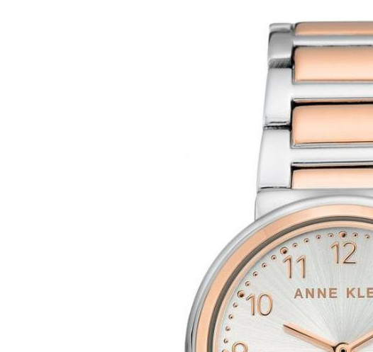 Anne Klein Diamond Accented AK3407SVRT - zegarek damski 4