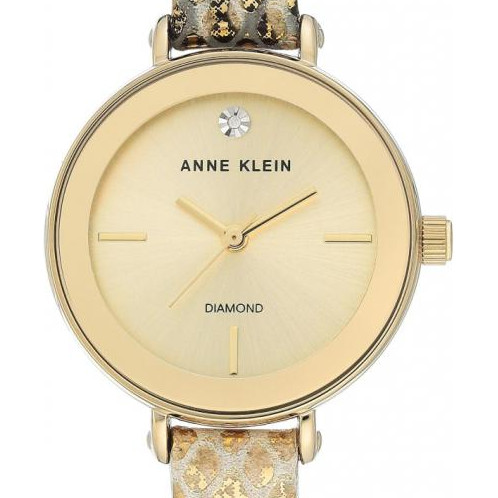 Anne Klein Diamond Accented AK3508CHGD - zegarek damski 2