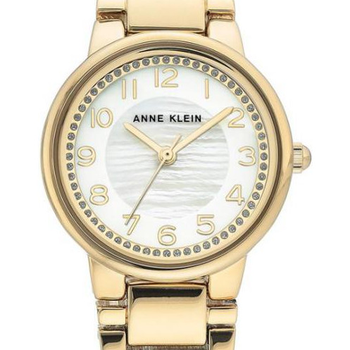 Anne Klein Gold-Tone AK3604MPGB - zegarek damski 2
