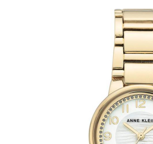 Anne Klein Gold-Tone AK3604MPGB - zegarek damski 4