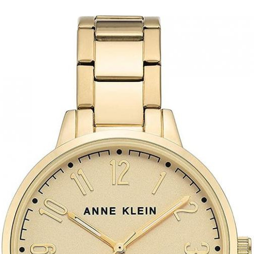 Anne Klein Gold-Tone AK3618CHGB - zegarek damski 3
