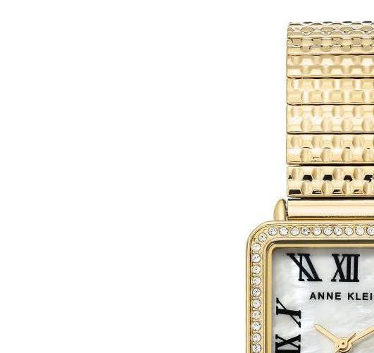 Anne Klein Gold Tone AK3802MPGB - zegarek damski 4