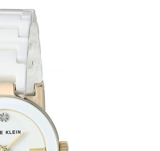 Anne Klein Quartz Diamonds AK2660WTGB - zegarek damski 5