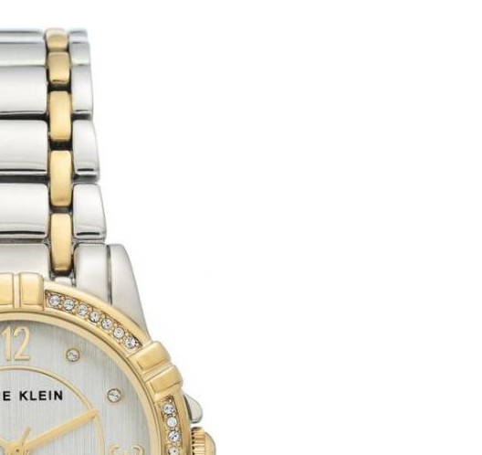 Anne Klein Swarovski Crystal Accented AK3483SVTT - zegarek damski 5