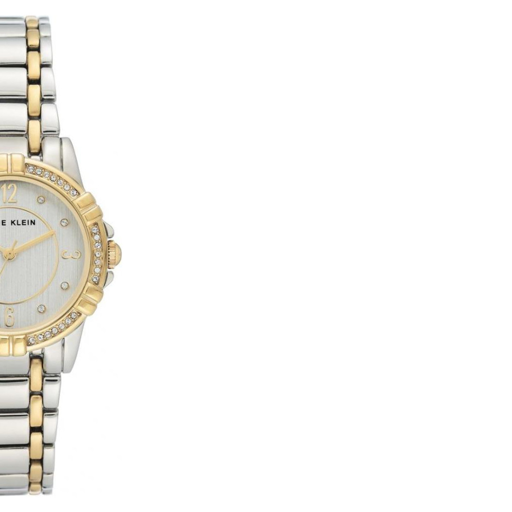 Anne Klein Swarovski Crystal Accented AK3483SVTT - zegarek damski 6