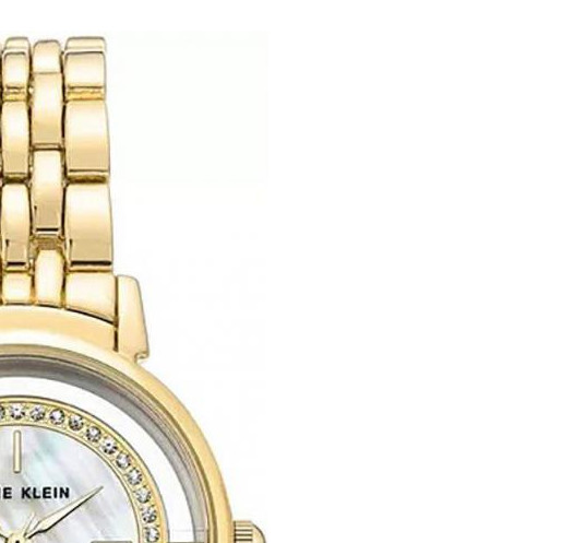 Anne Klein Swarovski Crystal Accented AK3692MPGB - zegarek damski 5