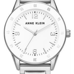 Anne Klein White Silver AK3603WTSV - zegarek damski 2