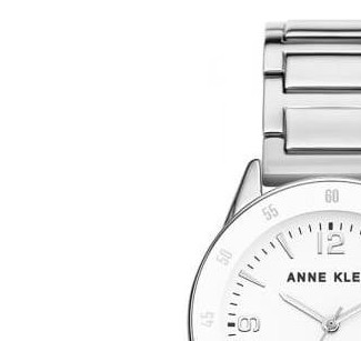 Anne Klein White Silver AK3603WTSV - zegarek damski 4