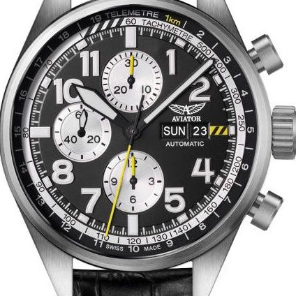 Aviator Airacobra Chronograph Automatic V.4.26.0.175.4 - zegarek męski 2