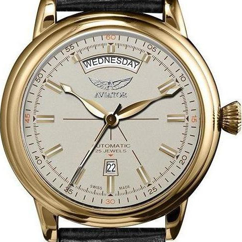 Aviator DAY-DATE V.3.20.1.147.4 - zegarek męski 2