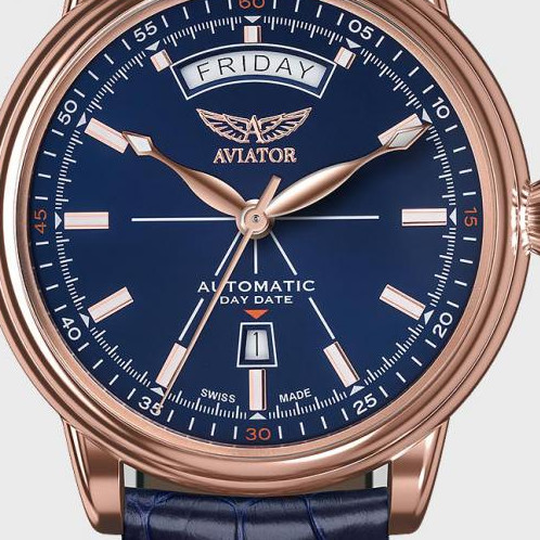 Aviator Day-Date V.3.20.2.225.4 - zegarek męski 2