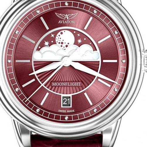 Aviator Douglas Moonflight V.1.33.0.264.4 - zegarek damski 2