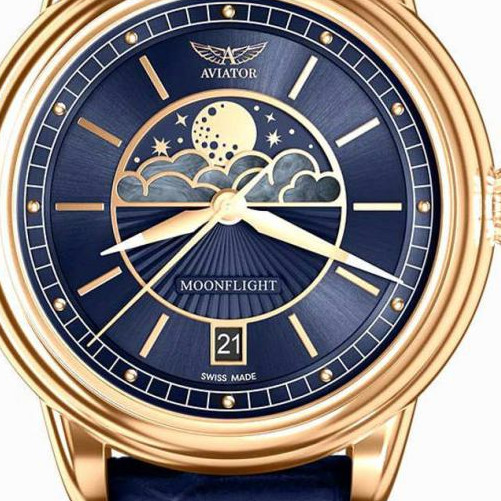 Aviator Douglas Moonflight V.1.33.2.256.4 - zegarek damski 2