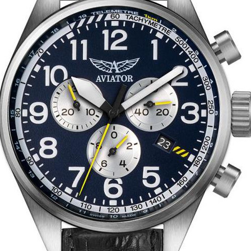 Aviator P45 Chrono V.2.25.0.170.4 - zegarek męski 2