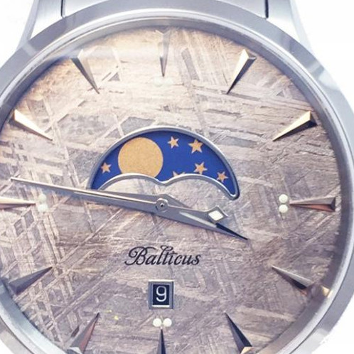 Balticus FAZY KSIĘŻYCA METEORYT BAFKMT - zegarek męski 2