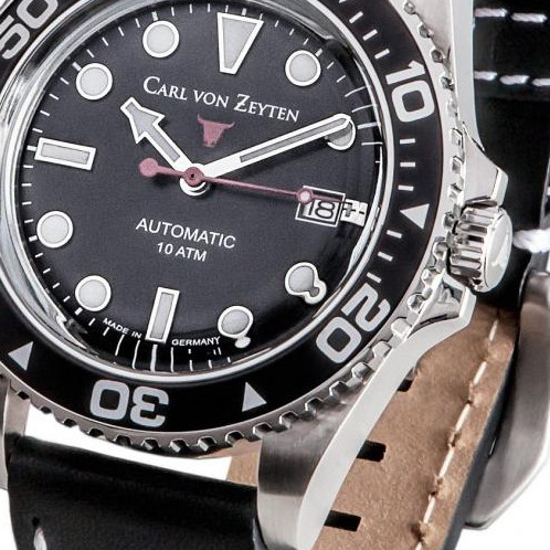 Carl Von Zeyten Automatic CVZ0030BK - zegarek męski 2