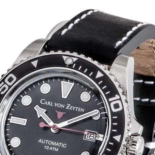 Carl Von Zeyten Automatic CVZ0030BK - zegarek męski 3