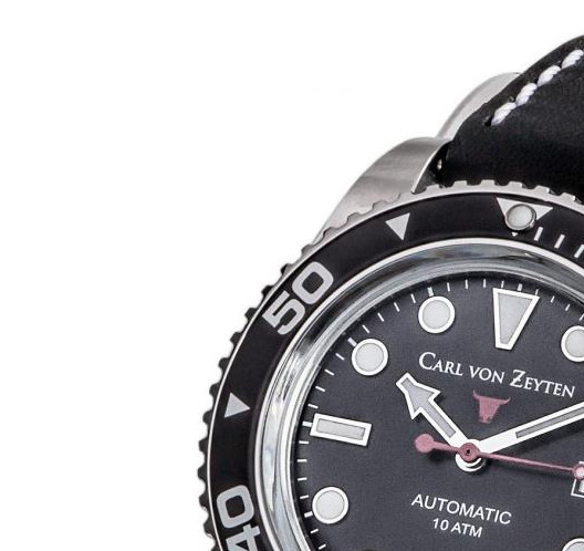 Carl Von Zeyten Automatic CVZ0030BK - zegarek męski 4