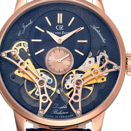 Carl Von Zeyten Automatic Skeleton Oberkirch CVZ0064RBL - zegarek męski 2