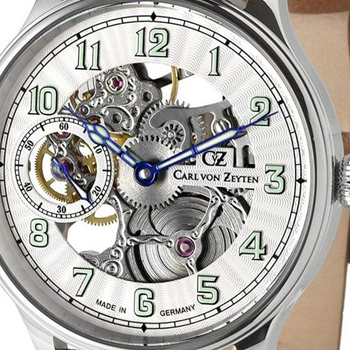 Carl Von Zeyten Automatic Skeleton Zeyten Lahr CVZ0021WH - zegarek męski 2