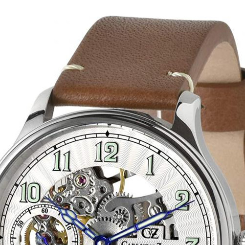 Carl Von Zeyten Automatic Skeleton Zeyten Lahr CVZ0021WH - zegarek męski 3