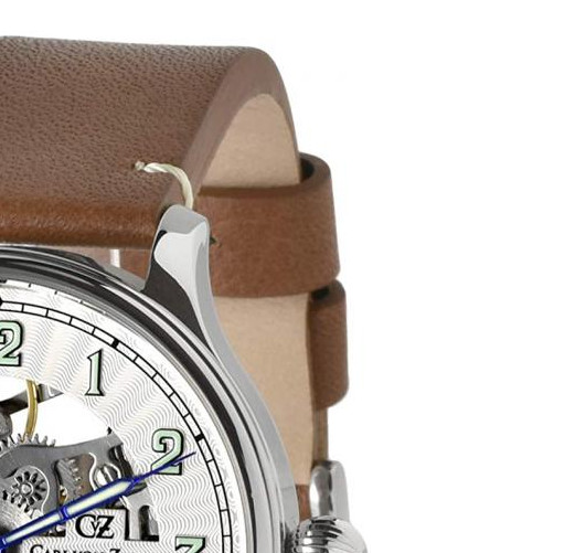 Carl Von Zeyten Automatic Skeleton Zeyten Lahr CVZ0021WH - zegarek męski 5