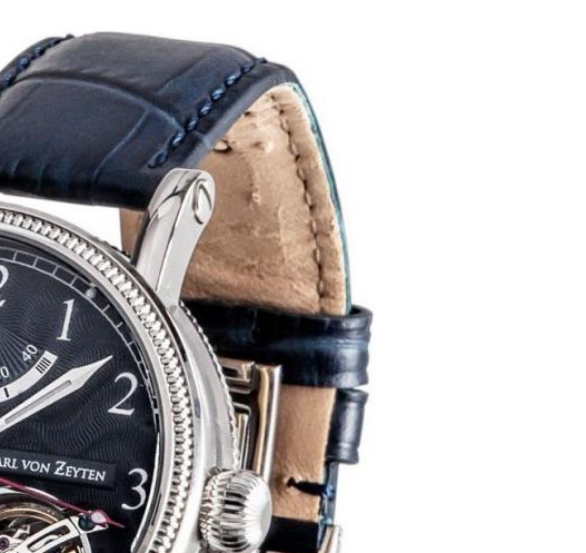 Carl Von Zeyten BERNAU DUAL BALANCE AUTOMATIC CVZ0033BL - zegarek męski 5