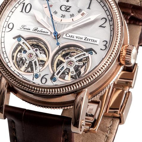 Carl Von Zeyten Bernau Twin Balance Automatic CVZ0033RWH - zegarek męski 2