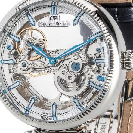 Carl Von Zeyten Elzach Skeleton Automatic CVZ0031WH - zegarek męski 2