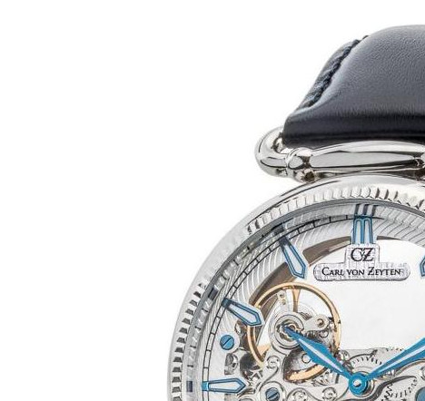 Carl Von Zeyten Elzach Skeleton Automatic CVZ0031WH - zegarek męski 4