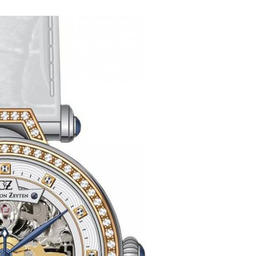 Carl Von Zeyten Gütenbach Skeleton CVZ0071RWH - zegarek damski 5