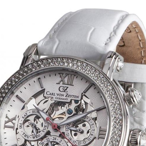 Carl Von Zeyten Kniebis CVZ0062WH - zegarek damski 3
