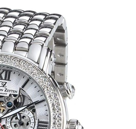 Carl Von Zeyten Kniebis CVZ0062WHMB - zegarek damski 5