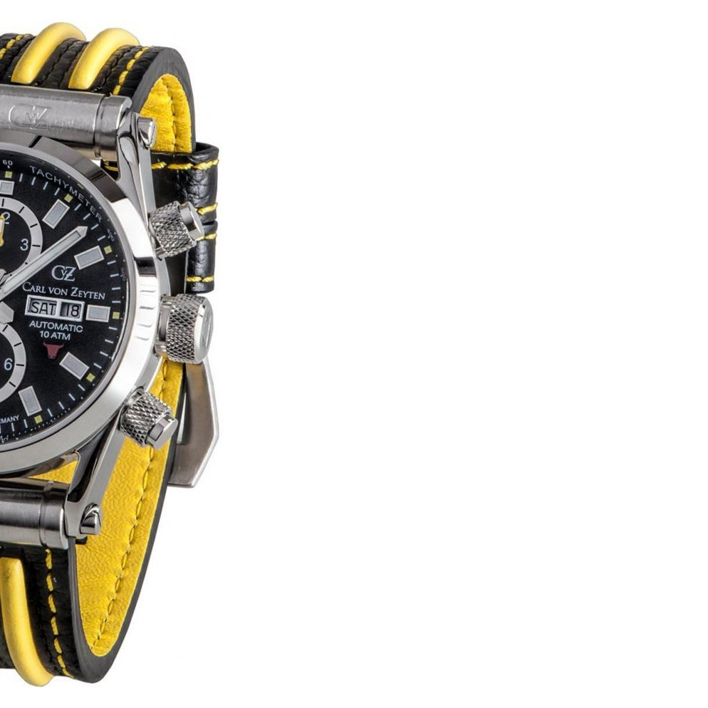 Carl Von Zeyten No.44 CVZ0044BKYL - zegarek męski 6
