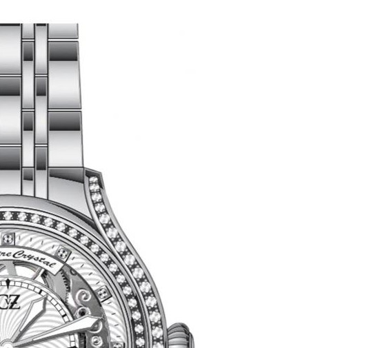 Carl Von Zeyten Seewald Skeleton CVZ0069WHMB - zegarek damski 5